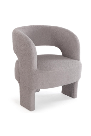 POLTRONA IN LANA GRIGIA 