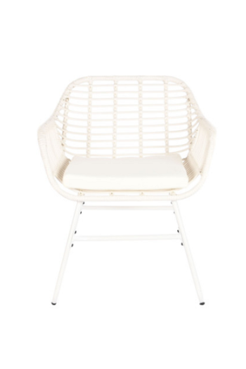 SET SALOTTO RATTAN BIANCO 