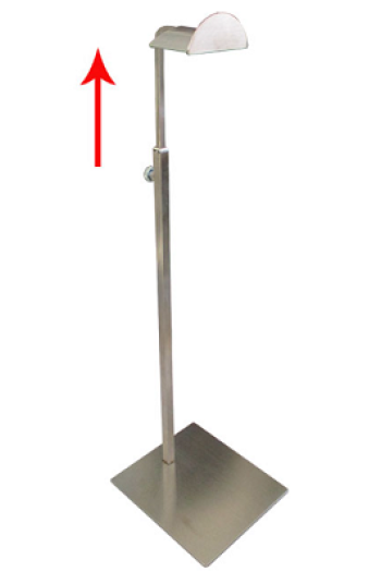 Espositore per borse satinato