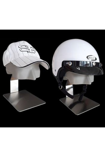 Espositore per caschi/cappelli