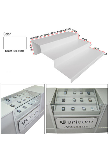 Scaletta per banco SD vetrina