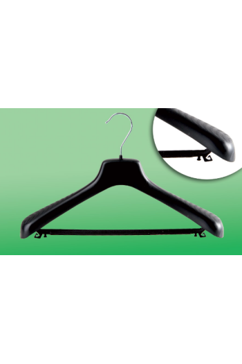 Gruccia capospalla con asta porta pantaloni pz.10