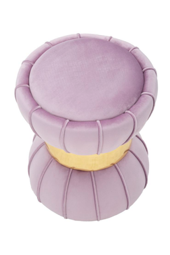 Pouf coppia lines verde Ø35 - Ø30 cm 