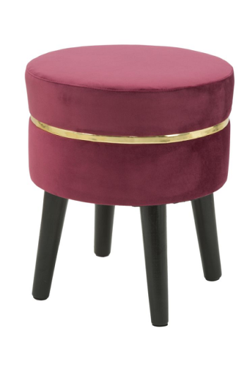 Pouf coppia lines verde Ø35 - Ø30 cm 