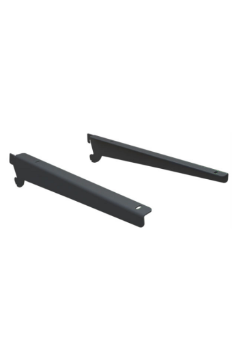 Coppia di reggimensola per cremagliera L.25 cm