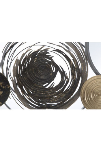 Pannello decorativo circolare con specchio