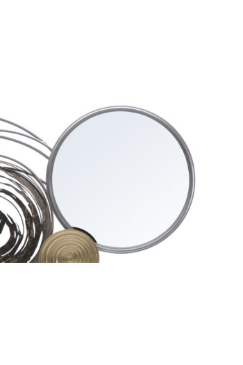 Pannello decorativo circolare con specchio