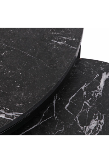 SET TAVOLINI AUREA NERO