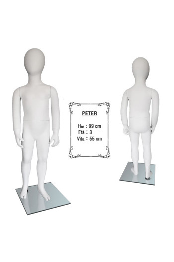 MANICHINO BIMBO 3 ANNI