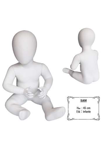 MANICHINO INFANTE SEDUTO