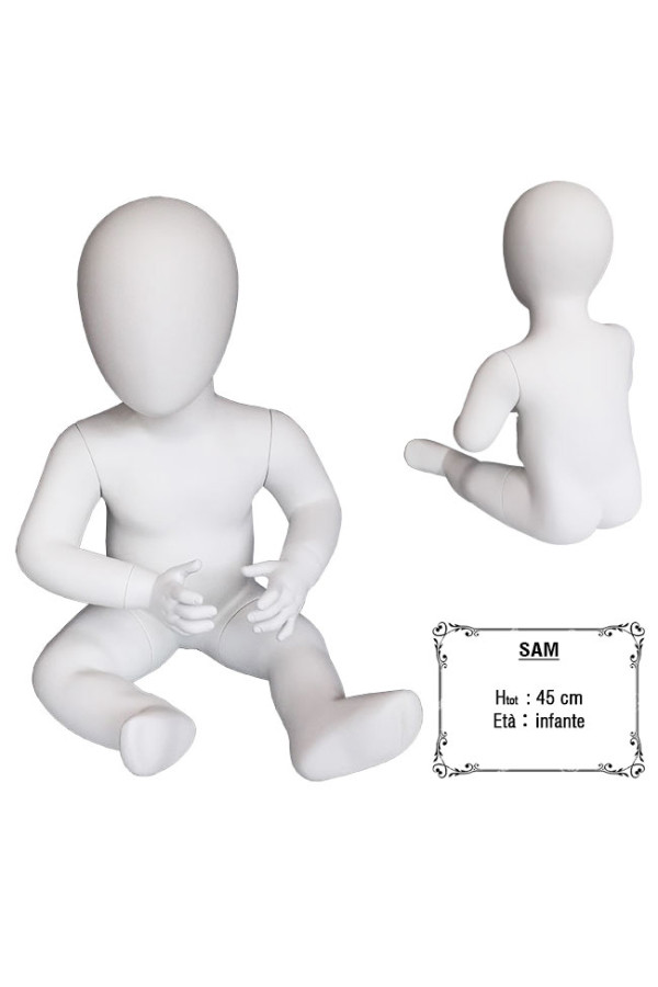 MANICHINO INFANTE SEDUTO