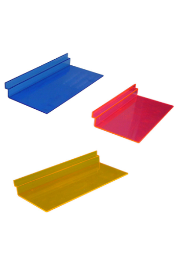 Ripiano in plex fluorescente L.25xP.10 cm 